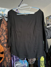 Black Pinup Girl Clothing Sabrina Top