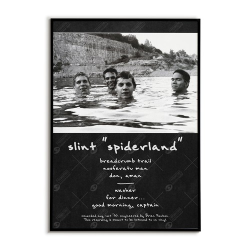 Slint spiderland poster 90s - slint,