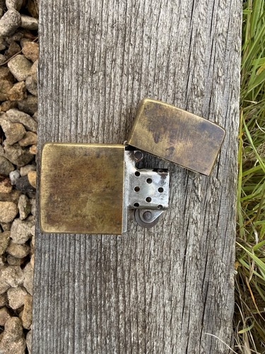 Vintage genuine zippo - genuine, solid