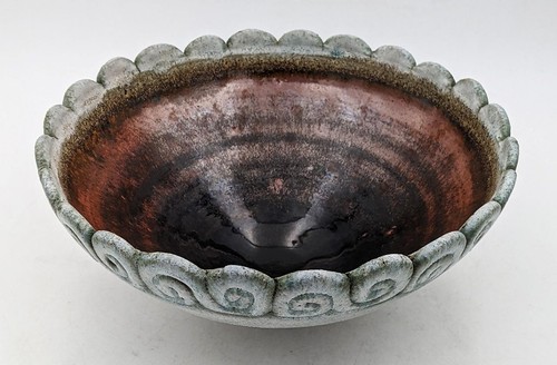 Large studio pottery tenmoku - large,