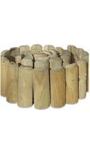Wooden Log Border Rolls -