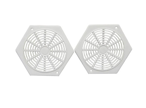 Grove hexagonal vent white - vent, 3"
