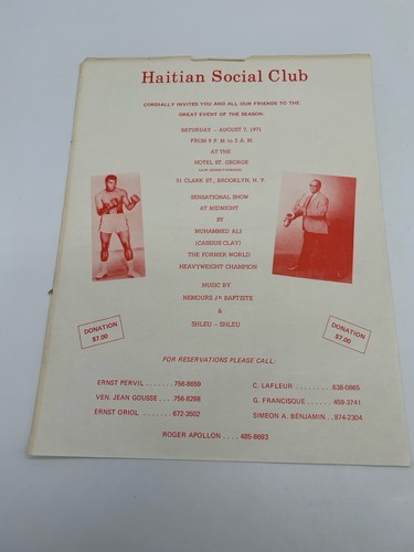 Muhammad ali haitian flyer - haitian,