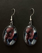 SILVER 925 MARVEL SPIDERMAN EARRINGS  JEWELLERY THESE ARE AMAZING HIGH QUALITY