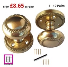 Door Knobs Mortice Brass