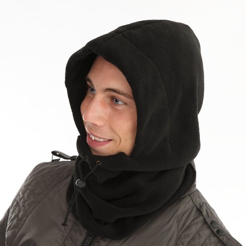 Mens black fleece snood - mens,