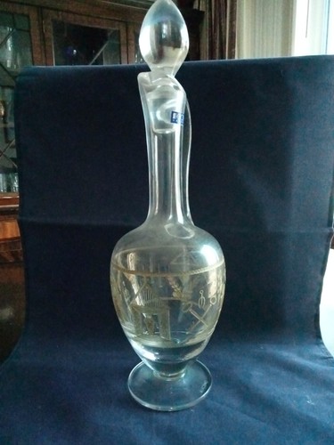 Krosno decanter wheel engraved - wheel,