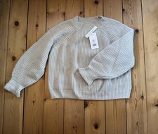 Toast Fishernan’s Rib Sweater - Chalk - Size M