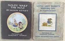VINTAGE - LITTLE GREY RABBIT - Alison Uttley Books - MOLDY WARP + L G R’s W DAY