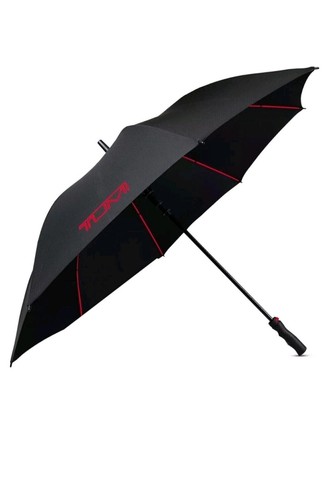 Tumi umbrella black red - &,