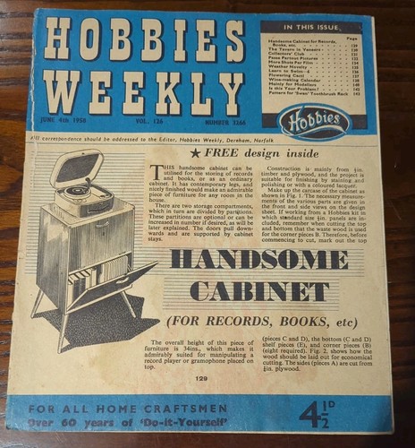 Hobbies weekly magazine - magazine, volume