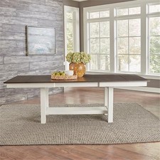 Brook Bay Wood Trestle Table