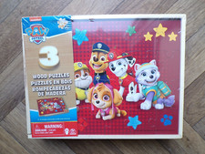 Paw patrol 24 piece 3 x wood