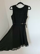 Cute fit & flare little black dress size 12 (new - never worn) with lace bodice