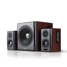 Edifier S350DB 2.1 Speaker System with Bluetooth aptX - Brown