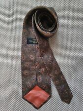 St Michael Vintage Ancient Madder silk Tie Paisley Made in UK/England 8.5cm 