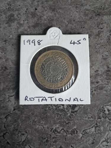 1998 coin 45 degree - 45,