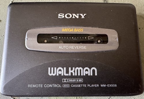 Sony walkman ex508 black - walkman, wm-ex508