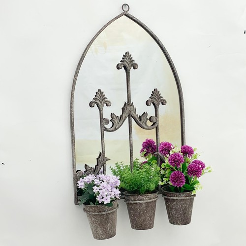 Wall mirror dark grey - mirror,
