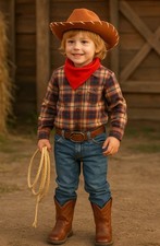 children's unisex woody/Jessie style cowboy hat. fancy dress/party hats/dress up