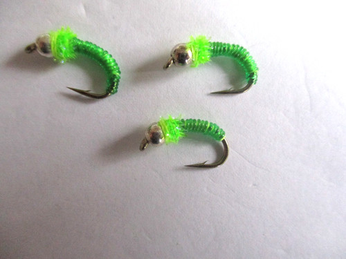 Charteuse green bead - 6, charteuse/green