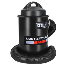 Sealey SM68 Portable Workshop Dust Extractor Collector, 50L Capacity, 1200W C