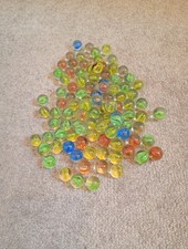 Vintage glass marbles post - vintage,