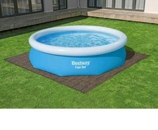 Floor protector for above-ground swimming pools Bestway 50 x 50 cm Wood