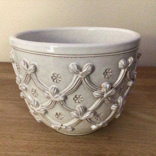 Italian pottery plant pot - italian,
