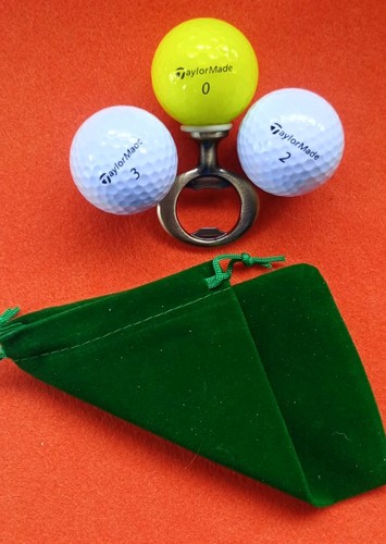 Golf ball bottle opener - ball,