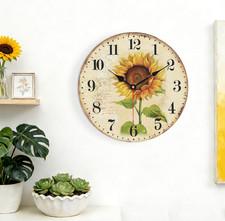 35cm Silent Wooden Wall Clock