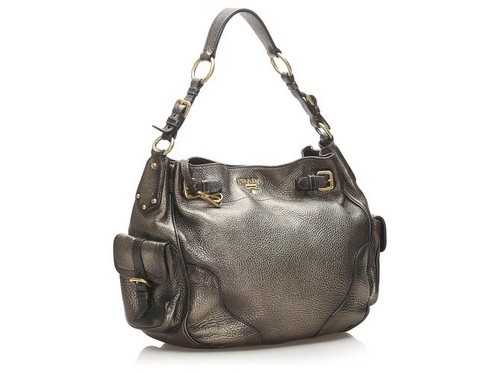 Prada metallic vitello daino - metallic,