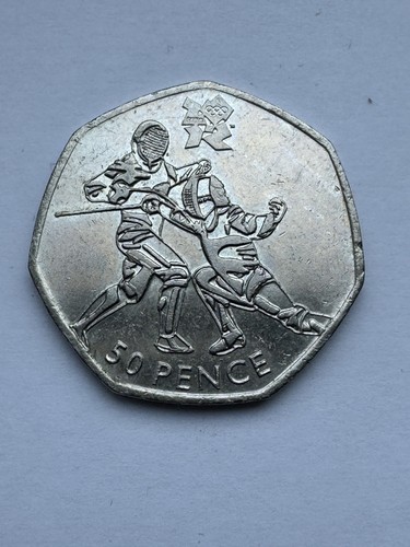 Olympic fencing 50p - olympic,