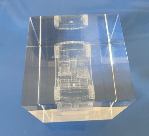 Paperweight laser etched - laser, in