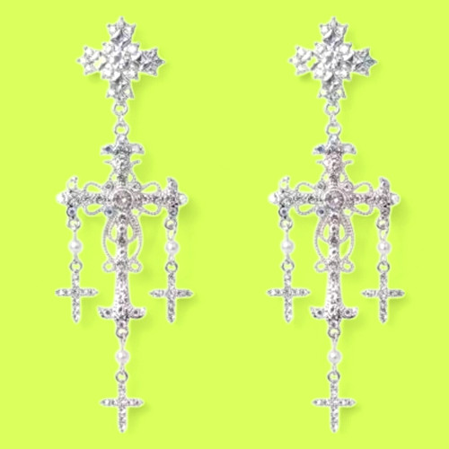 Crystal cross chandelier - cross,