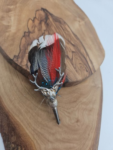 Vintage scottosh brooch stag - scottosh,