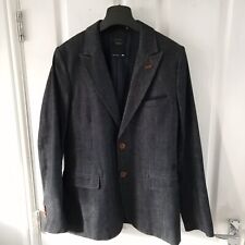 G-Star Raw Denim Blazer Mens Correct Line G Star Blazer Jacket Sz 36" PTP 46cm