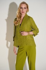 Joseph Ribkoff 253773 Fern Textured Jacquard Swing Jacket New AW/25 Collection