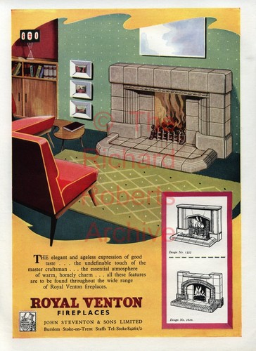Original 1958 advert for - , royal