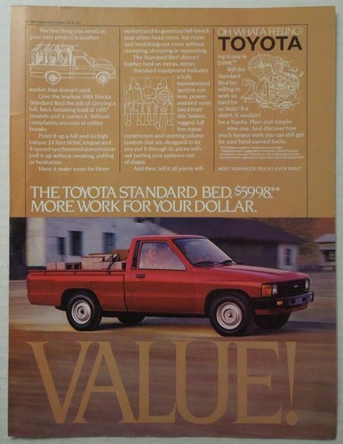 1984 toyota standard - 1984,