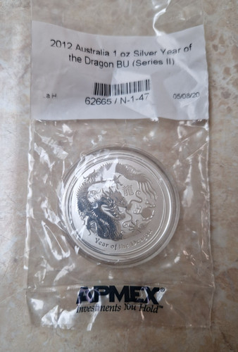 2012 year the dragon silver - of,