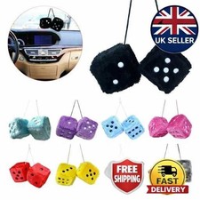 Soft fluffy furry dice - fluffy,