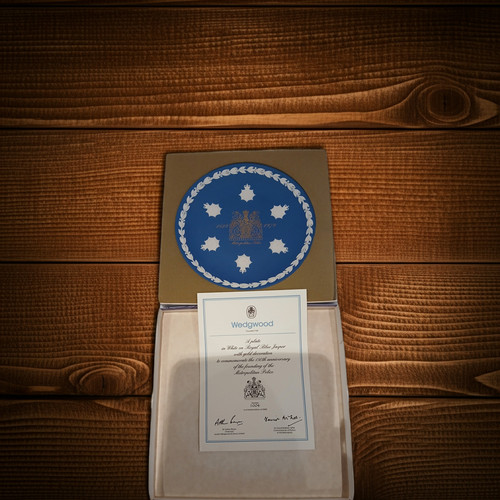 Wedgwood royal blue white - royal,