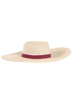 MAISON MICHEL BEIGE STRAW HAT