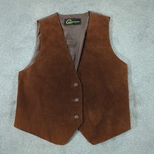 Vintage Suede Womens 10 Brown