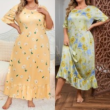 Ladies loose nighties floral - loose,