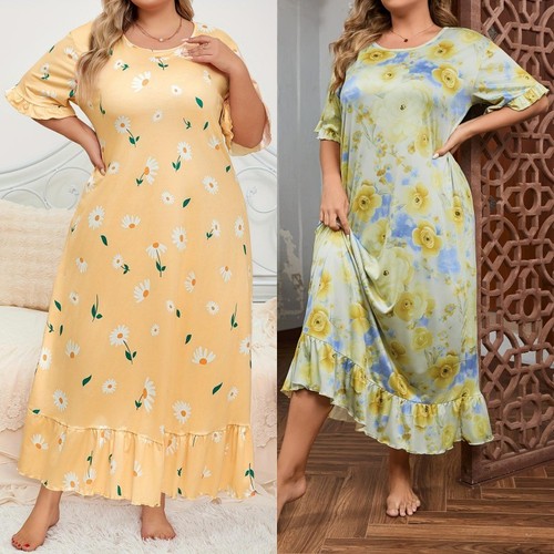 Ladies loose nighties floral - ladies,