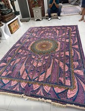 New Silk Rug Floral Dome Design High Quality Soft Luxurious Carpet,120x180cm