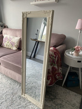 Yearn Tall slim cream mirror