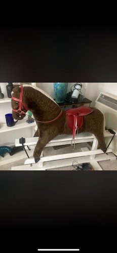Vintage rocking horse - rocking,